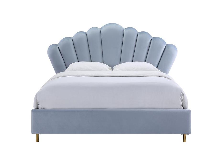 Garda Decor: GD: кровать мягкая 160х200  (голубой)