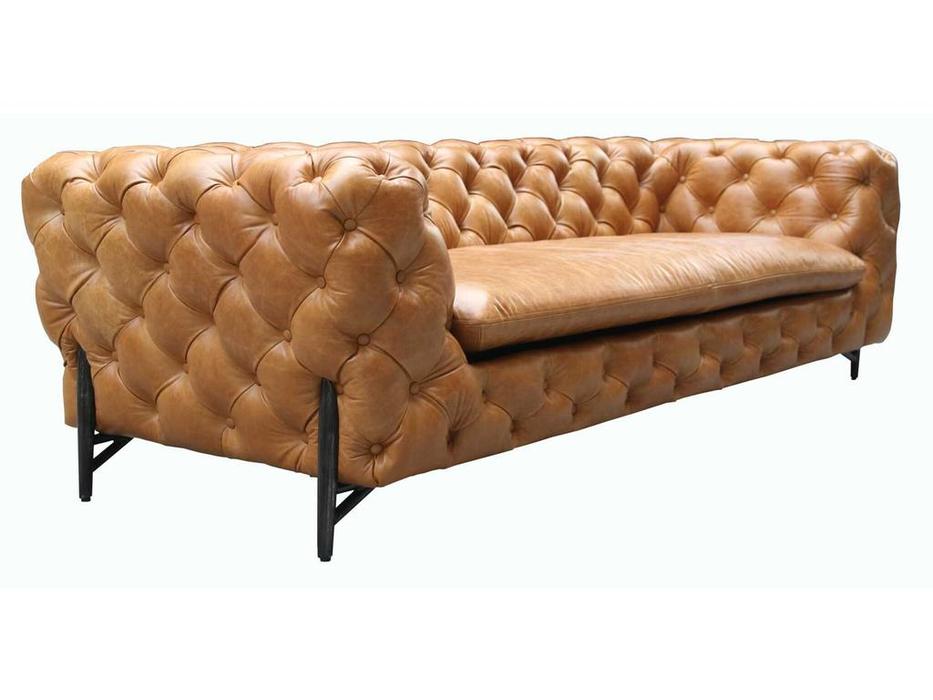 STG: Chesterfield Baroque Vintage Leather 3 Seater: диван  (коричневый)