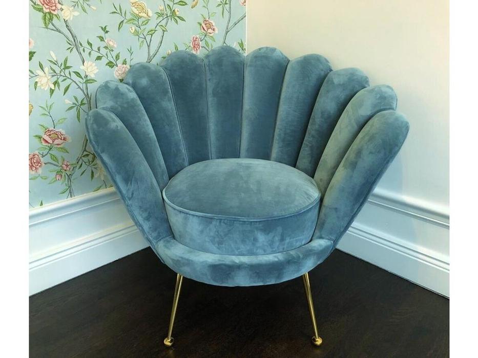 STG: Trapezium Chair: кресло  (голубой)