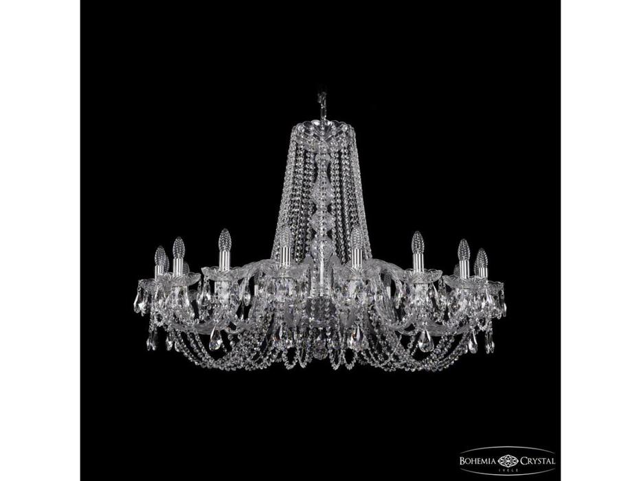 Bohemia Ivele Crystal: 1402/18/400 Ni: люстра хрустальная (прозрачный)
