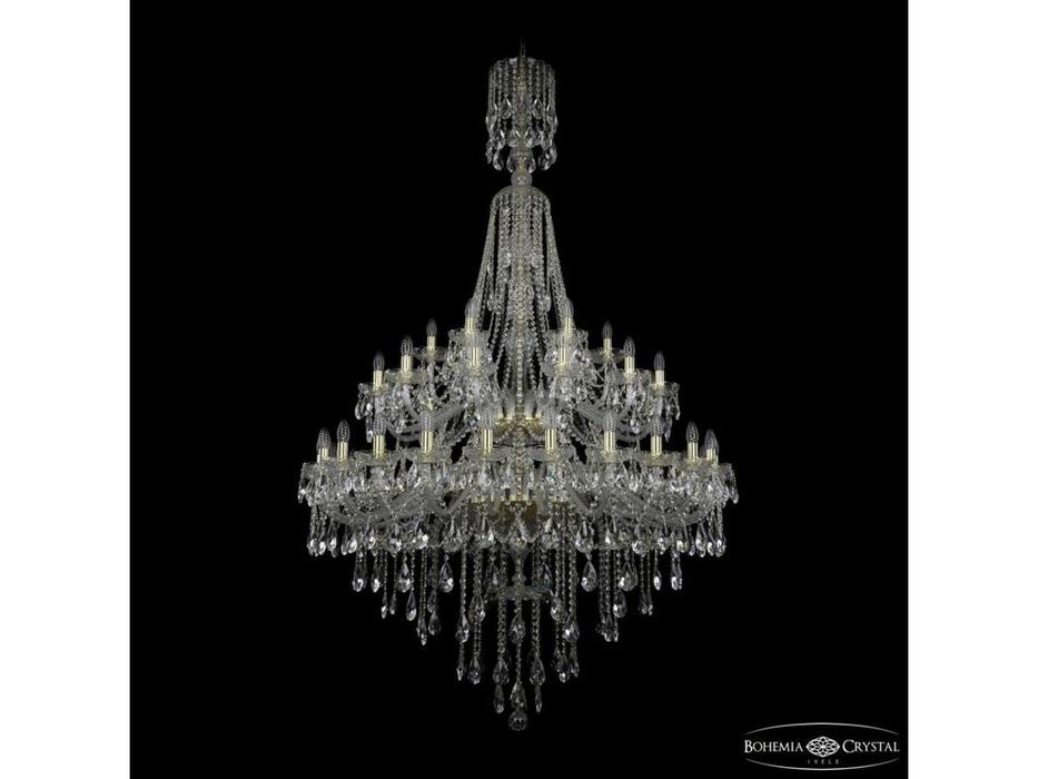 Bohemia Ivele Crystal: 1415/24+12+6/460/XL-213/2d G: люстра хрустальная (прозрачный)