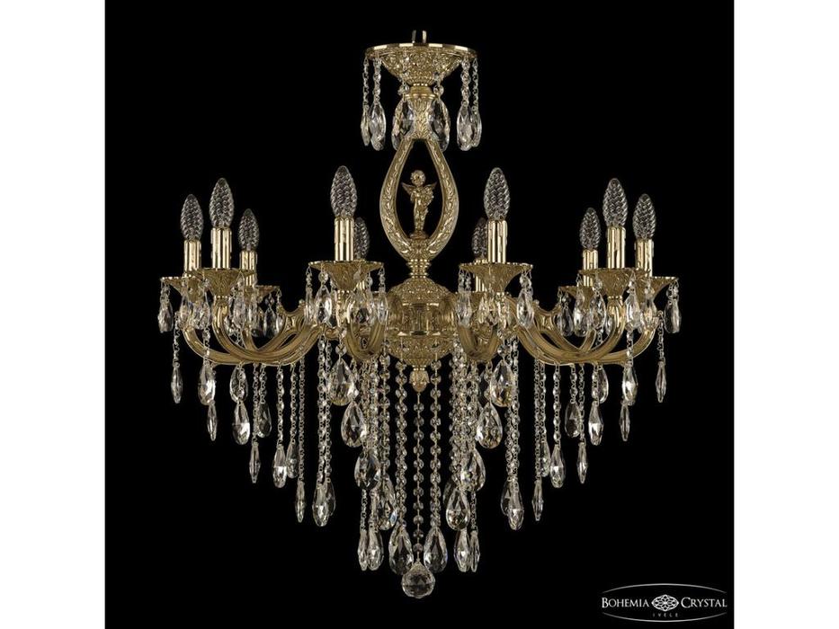 Bohemia Ivele Crystal: 71401/10/250 B G FA10M: люстра хрустальная (прозрачный)