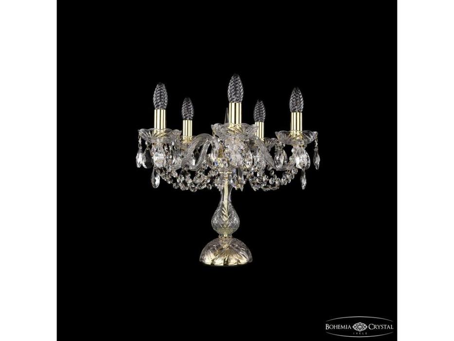 Bohemia Ivele Crystal: 1402L/5/141-39 G: лампа настольная (прозрачный)