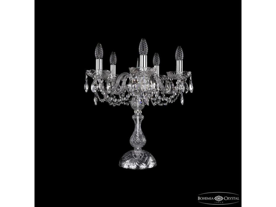 Bohemia Ivele Crystal: 1402L/5/141-47 Ni: лампа настольная (прозрачный)