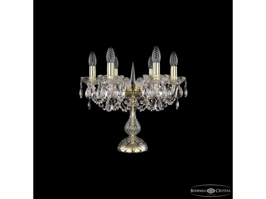 Bohemia Ivele Crystal: 1402L/6/141-39 G: лампа настольная (прозрачный)