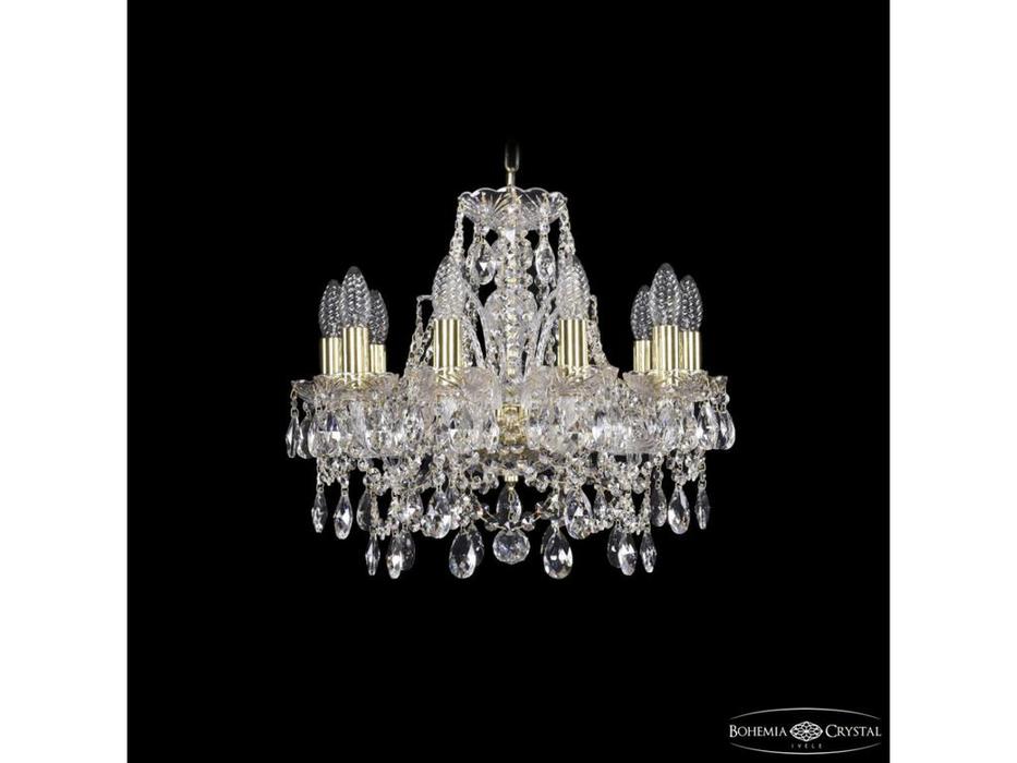 Bohemia Ivele Crystal: 1411/10/141 G: люстра хрустальная (прозрачный)