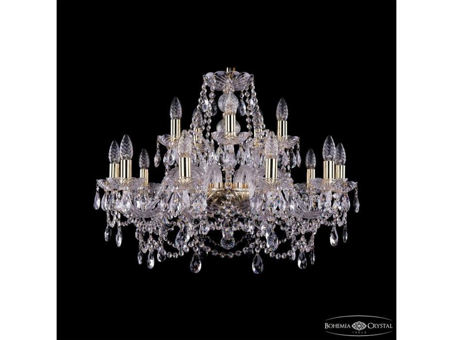 Bohemia Ivele Crystal: 1411/10+5/240 G: люстра хрустальная (прозрачный)