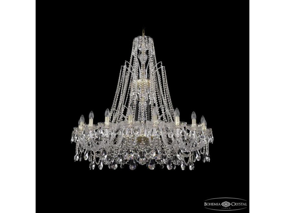 Bohemia Ivele Crystal: 1411/20/400/XL-120 G: люстра хрустальная (прозрачный)