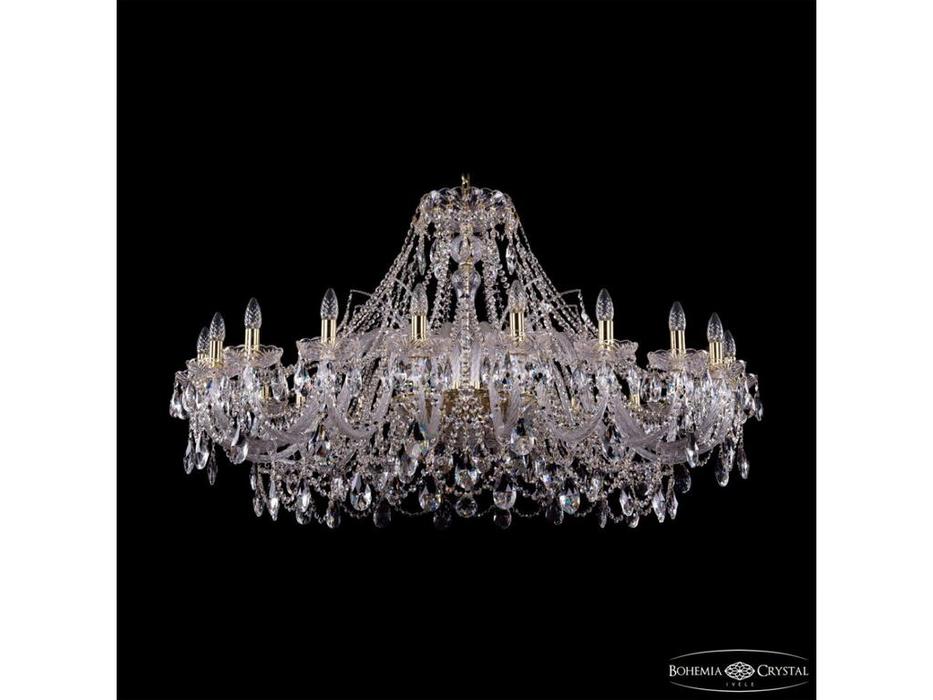 Bohemia Ivele Crystal: 1411/20/460 G: люстра хрустальная (прозрачный)