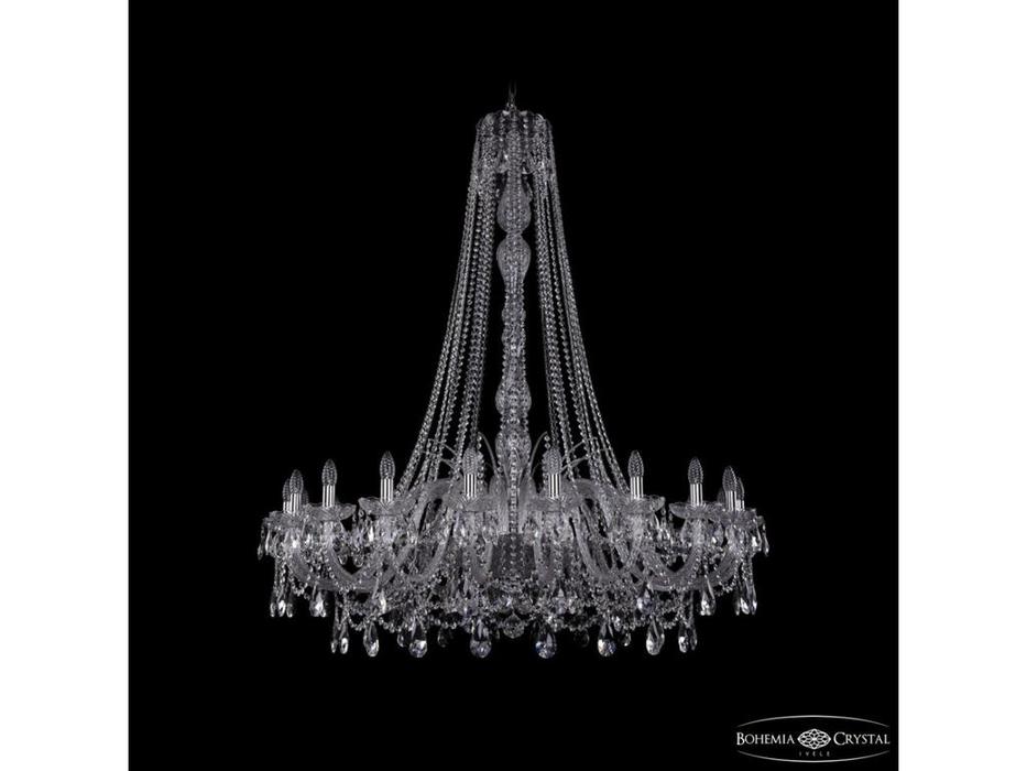 Bohemia Ivele Crystal: 1411/20/460/h-151 Ni: люстра хрустальная (прозрачный)