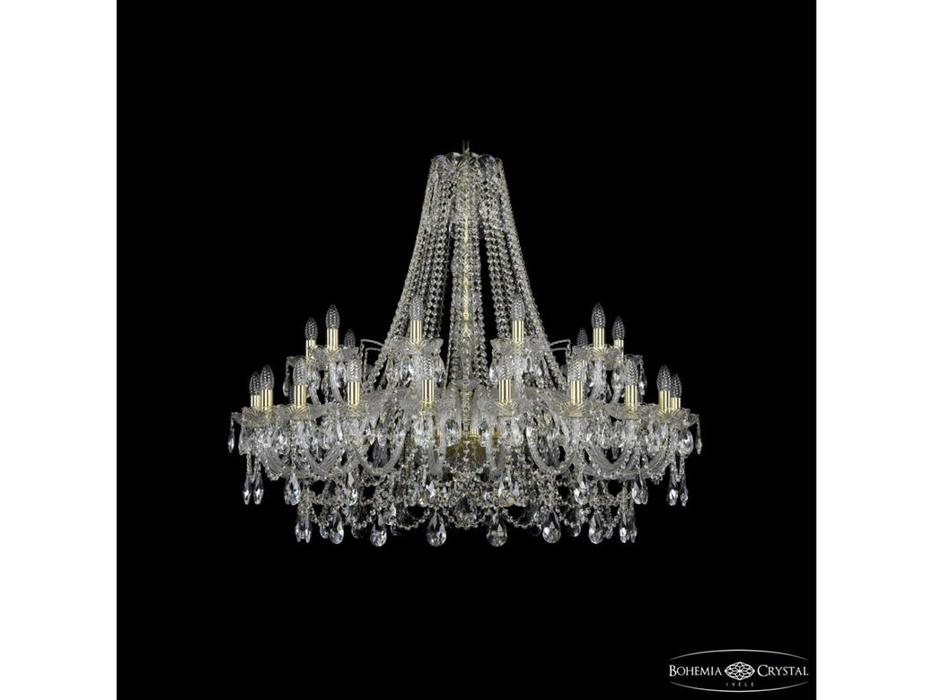 Bohemia Ivele Crystal: 1411/20+10/400 G: люстра хрустальная (прозрачный)