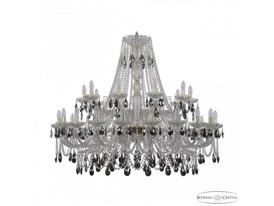 Bohemia Ivele Crystal: 1411/20+10/460 G K731: люстра хрустальная (прозрачный)