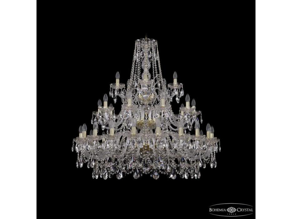 Bohemia Ivele Crystal: 1411/20+10+5/400/3d G: люстра хрустальная (прозрачный)
