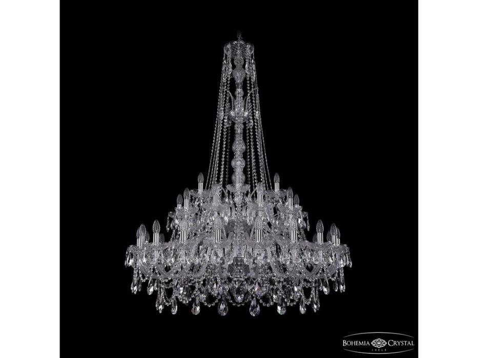 Bohemia Ivele Crystal: 1411/20+10+5/400/XL-155/2d Ni: люстра хрустальная (прозрачный)