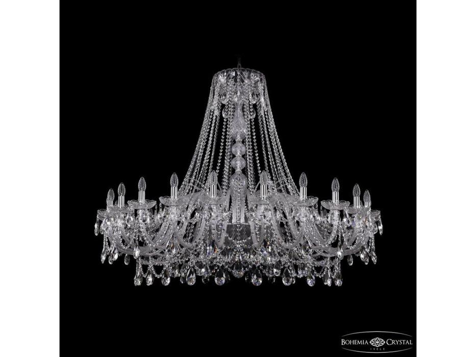 Bohemia Ivele Crystal: 1411/24/530 Ni: люстра хрустальная (прозрачный)