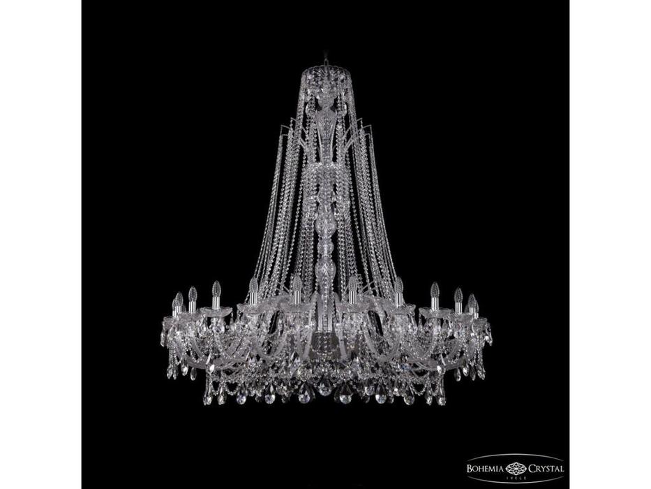 Bohemia Ivele Crystal: 1411/24/530/XL-163 Ni: люстра хрустальная (прозрачный)