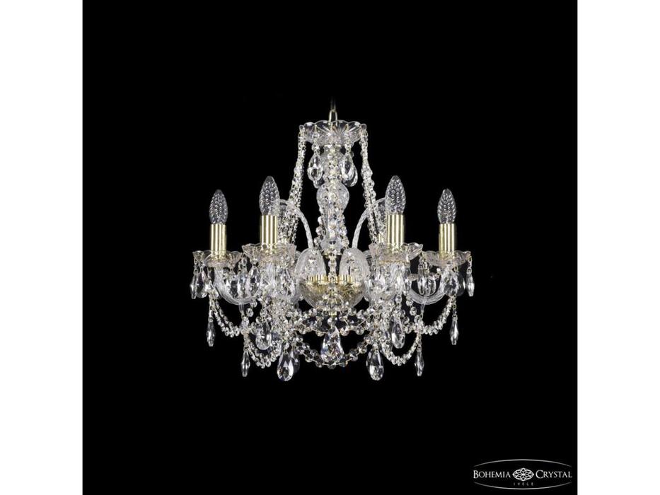 Bohemia Ivele Crystal: 1411/6/160 G: люстра хрустальная (прозрачный)