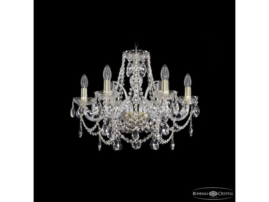 Bohemia Ivele Crystal: 1411/6/195 G: люстра хрустальная (прозрачный)