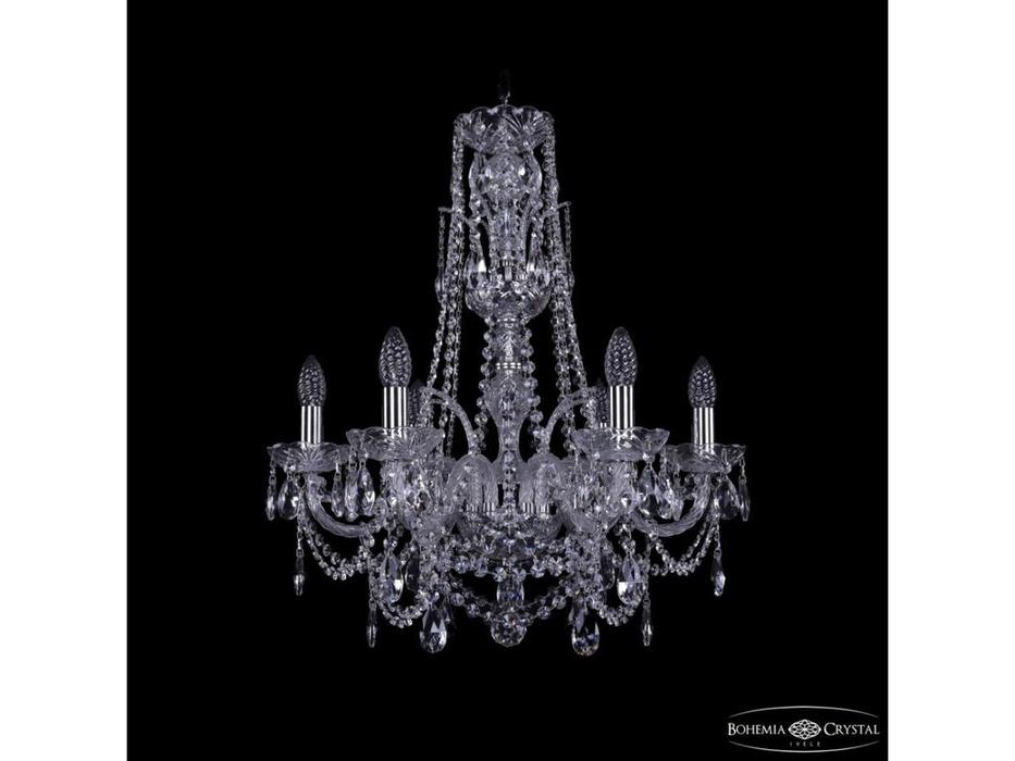 Bohemia Ivele Crystal: 1411/6/195/XL-63 Ni: люстра хрустальная (прозрачный)
