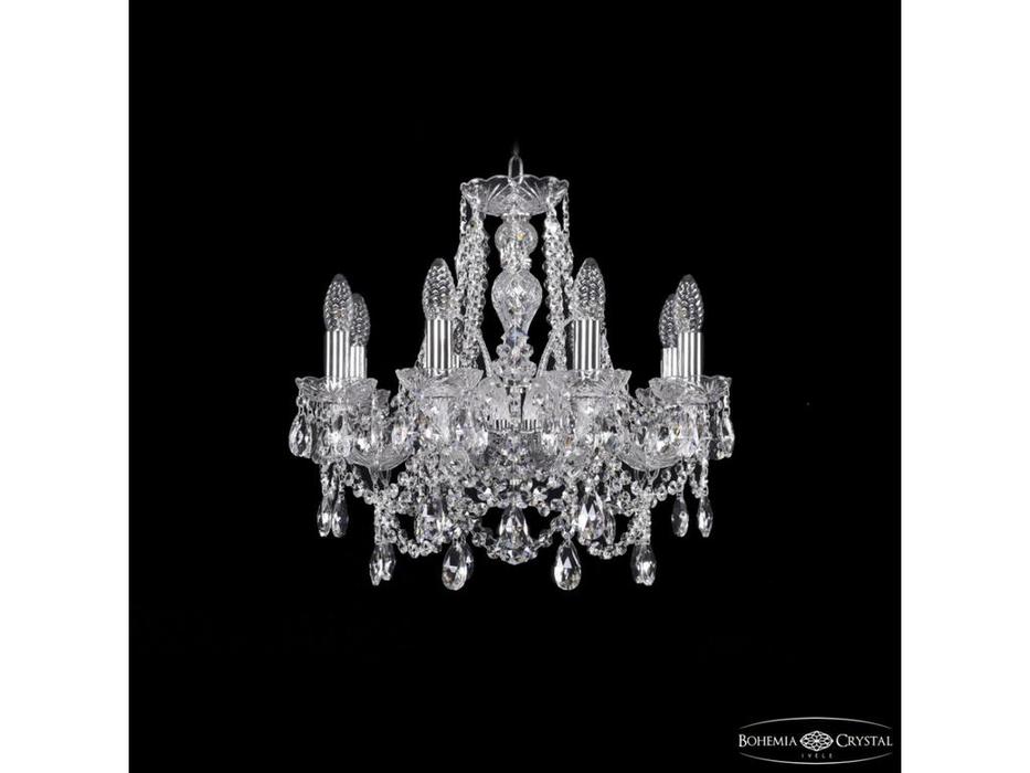 Bohemia Ivele Crystal: 1411/8/160 Ni: люстра хрустальная (прозрачный)