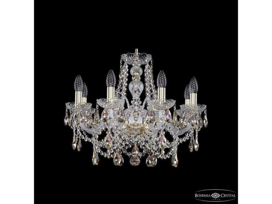 Bohemia Ivele Crystal: 1411/8/195 G K801: люстра хрустальная (прозрачный)