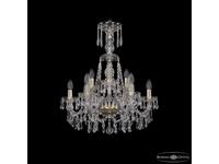 Bohemia Ivele Crystal: 1403/6+3/195/XL-65 G: люстра хрустальная (прозрачный)