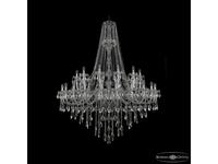 Bohemia Ivele Crystal: 1415/24+12+6/530/h-187 Ni: люстра хрустальная (прозрачный)