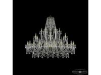Bohemia Ivele Crystal: 1411/24+6+6/530 G: люстра хрустальная (прозрачный)